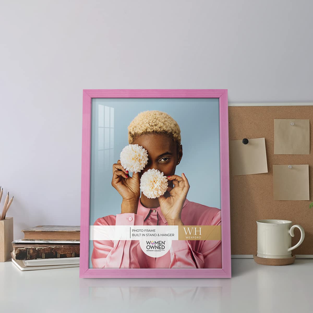 Renditions Gallery 11x14 inch Picture Frame Modern Style Wood Pattern and High Definition Glass Ready for Wall and Tabletop Phot